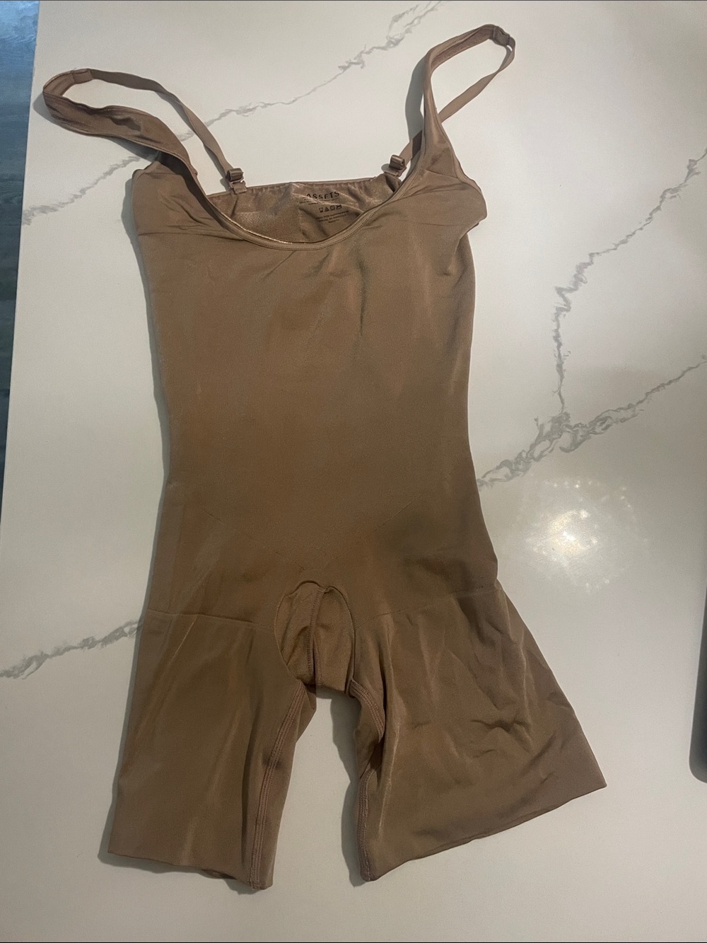 Assets By Spanx Nude/Tan Shapewear Bodysuit